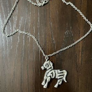 Zebra necklace